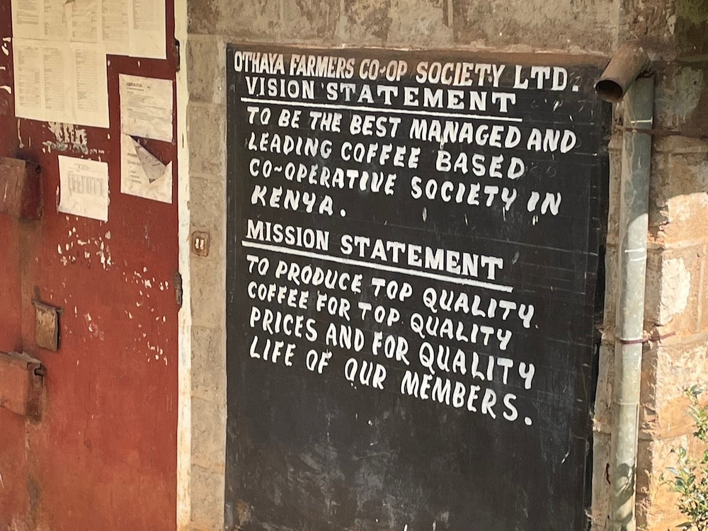 The Vision Statement of the Othaya Farmers Cooperative Society