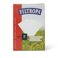 Filtropa filter papers size 2, box of 40 filters