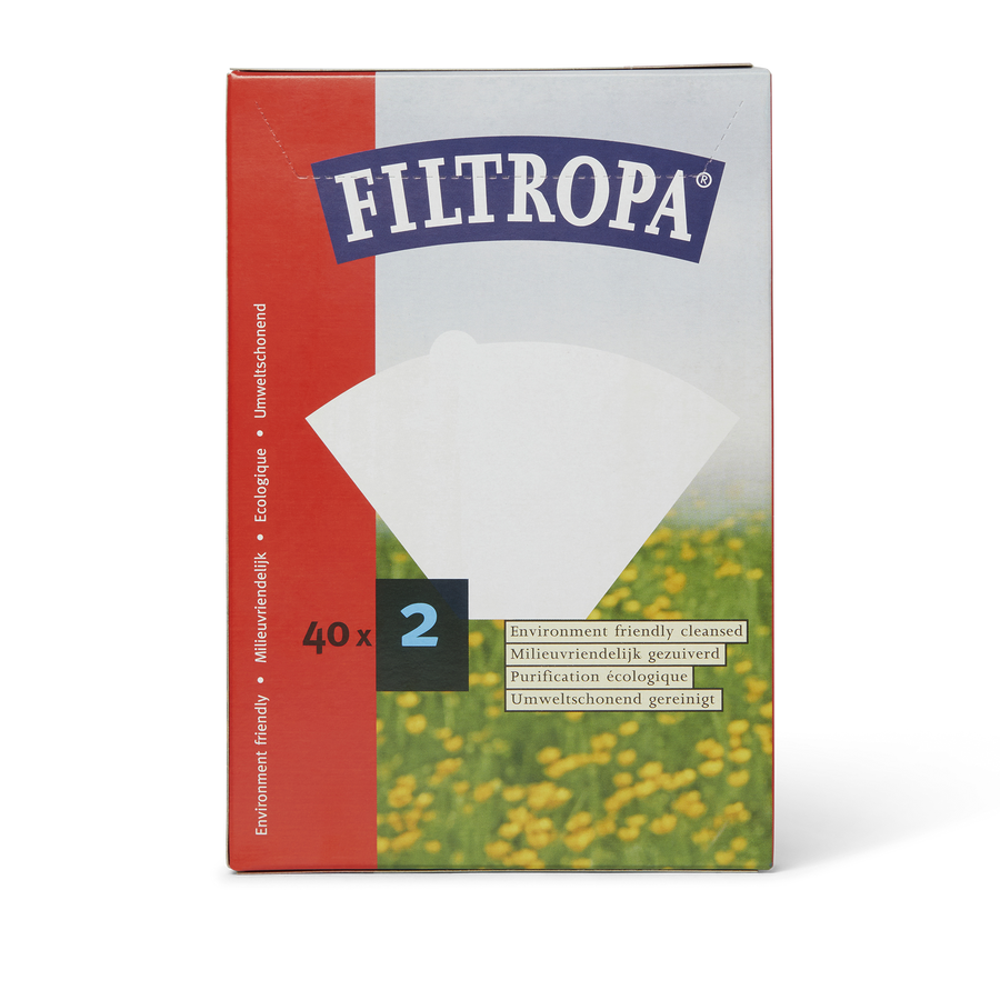Filtropa filter papers size 2, box of 40 filters