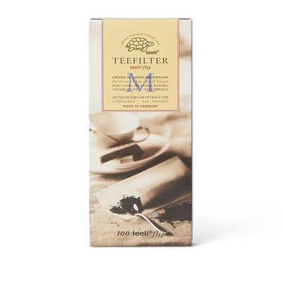 Finum Teeli Flip Tea Filters size medium, box of 100 filters