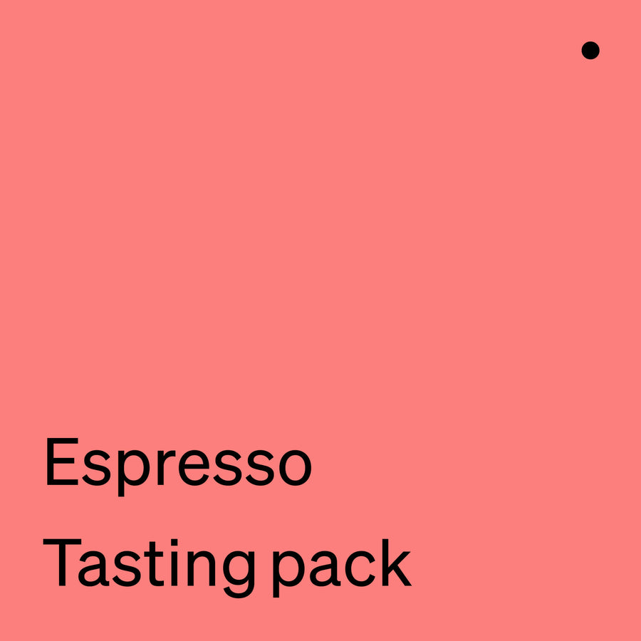 Espresso coffee tasting pack from Hasbean